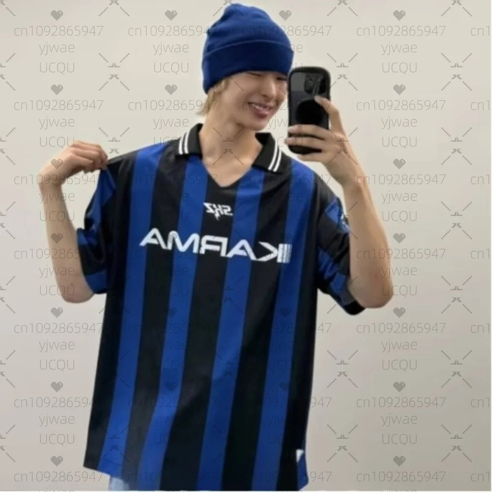 2025 Men KARMA Album Fans Support Shirts Oversized T Shirt Korean Fashion Streetwear Hip Hop Casual Loose  Jerseys TEES