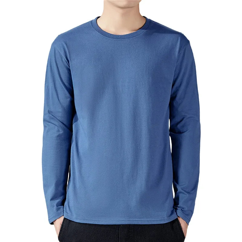 Men's Cotton Long Sleeve T-Shirt