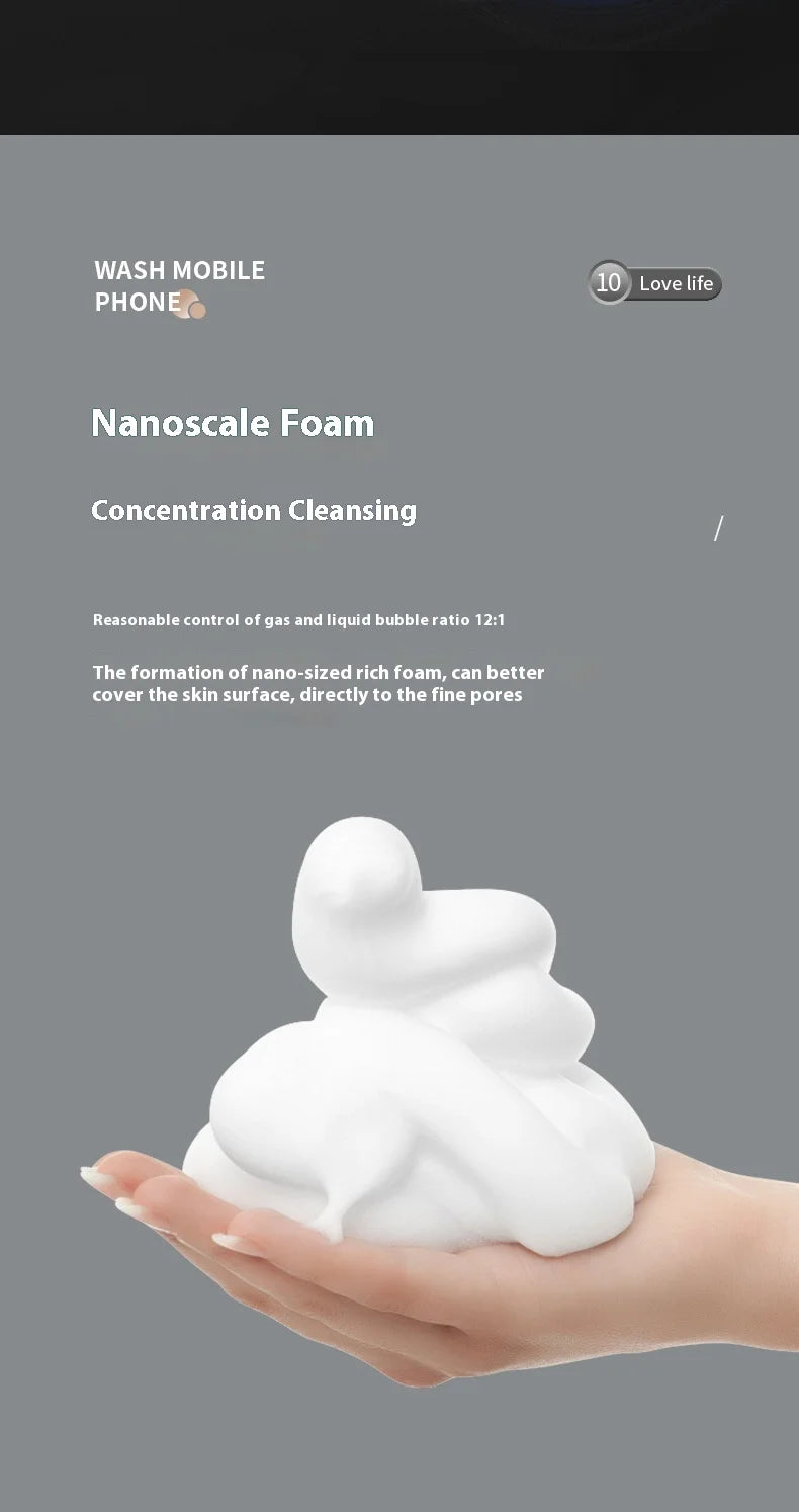 Automatic Rechargeable Electric Wall Mount Auto Dish Liquid Soap Dispenser Sensor Foaming Smart Touchless for Kitchen Bathroom