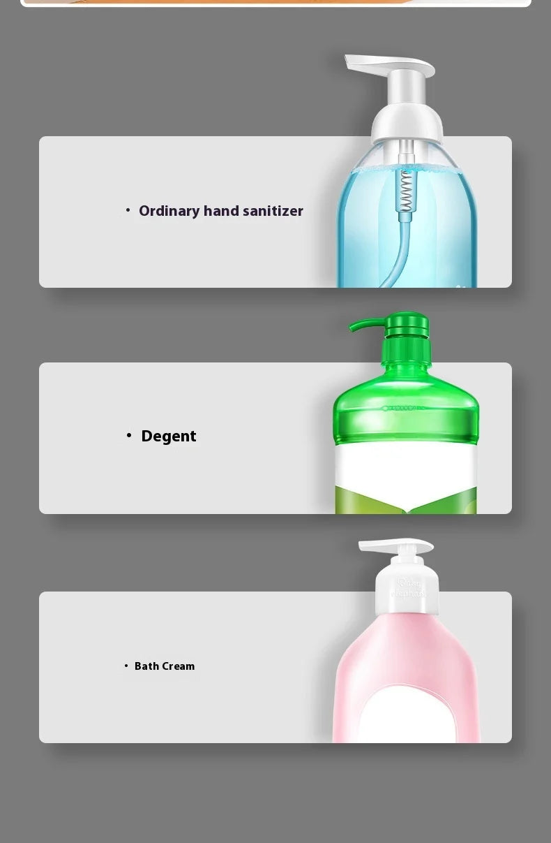 Automatic Rechargeable Electric Wall Mount Auto Dish Liquid Soap Dispenser Sensor Foaming Smart Touchless for Kitchen Bathroom