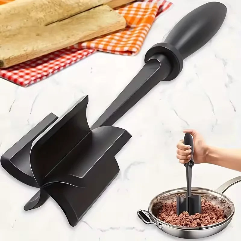 Meat Chopper Hamburger Chopper Premium Heat Resistant Masher And Smasher For Hamburger Meat Ground Beef Ground Turkey Potato