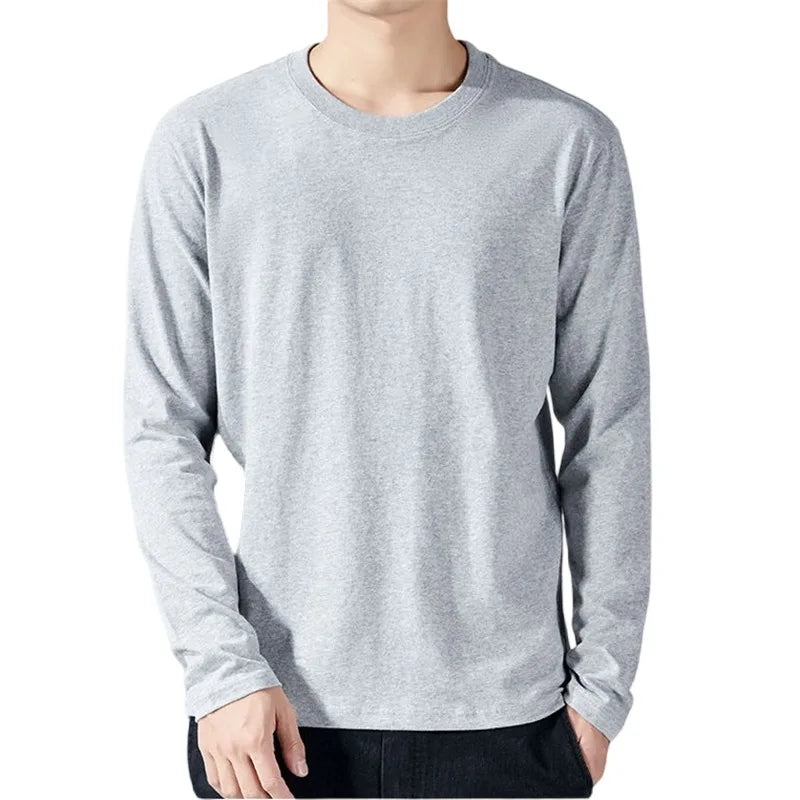 Men's Cotton Long Sleeve T-Shirt