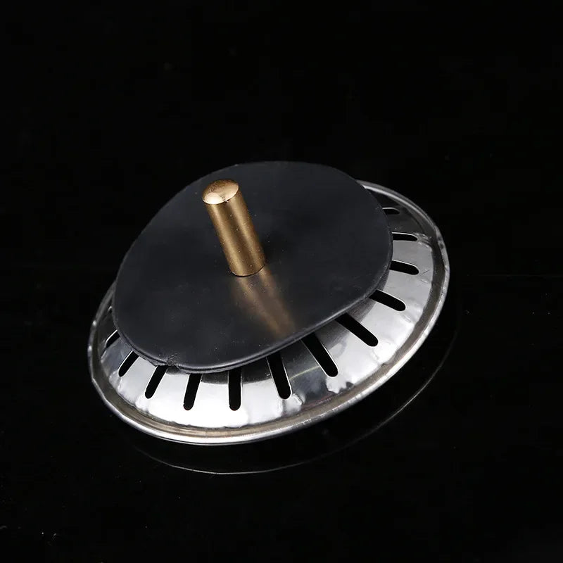 Stainless Steel Pool Bathtub Hair Catcher Stopper Bathroom Sink Strainer Waste Sink Filter Plug Kitchen Sink Accessories Tools