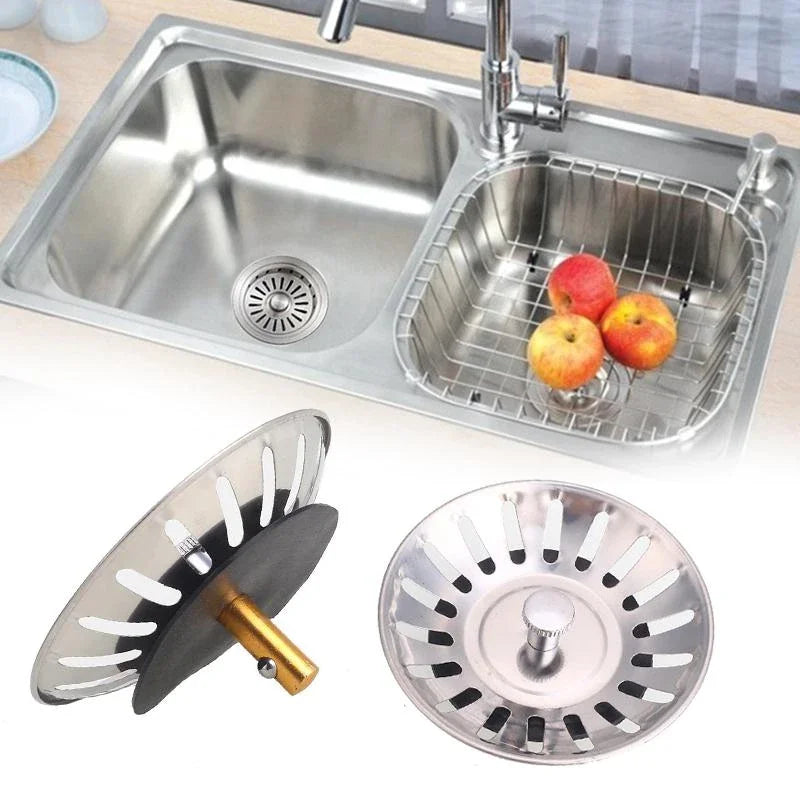 Stainless Steel Pool Bathtub Hair Catcher Stopper Bathroom Sink Strainer Waste Sink Filter Plug Kitchen Sink Accessories Tools