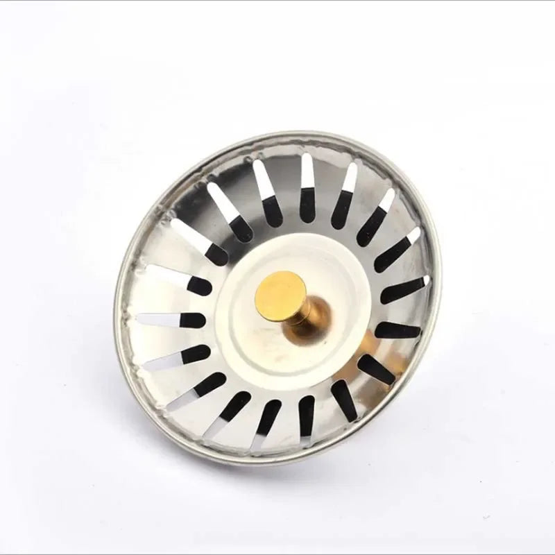 Stainless Steel Pool Bathtub Hair Catcher Stopper Bathroom Sink Strainer Waste Sink Filter Plug Kitchen Sink Accessories Tools