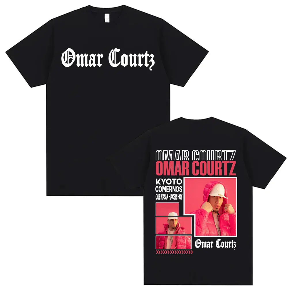 Rapper Omar Courtz Primera Musa 2025 Graphic T-shirts Men Women Vintage 90s Hip Hop Gothic T Shirt Summer Tops Oversized T-shirt