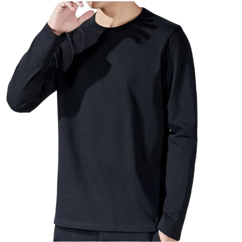 Men's Cotton Long Sleeve T-Shirt