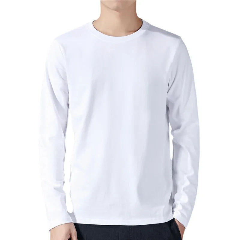 Men's Cotton Long Sleeve T-Shirt