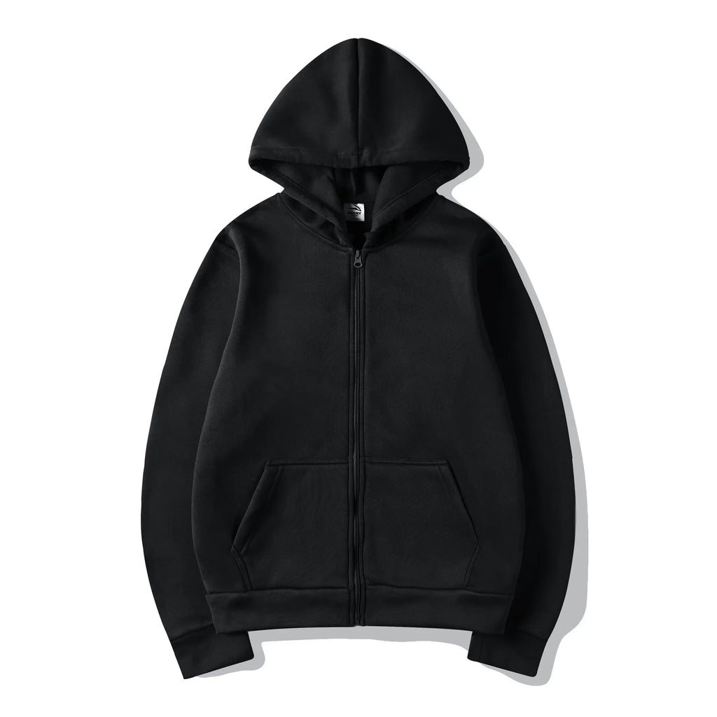25 Fashion Casual Black Gray Blue Zipper Hoodie Hip Hop Street Wear Sweatshirts Skateboard Men/Woman Pullover Hoodies Male Hoodi